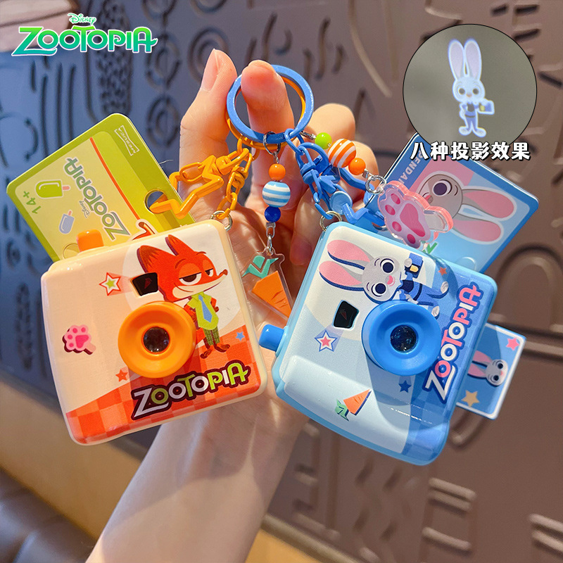Party Games Children - Original Zootopia Polaroid Camera Keychain Creative