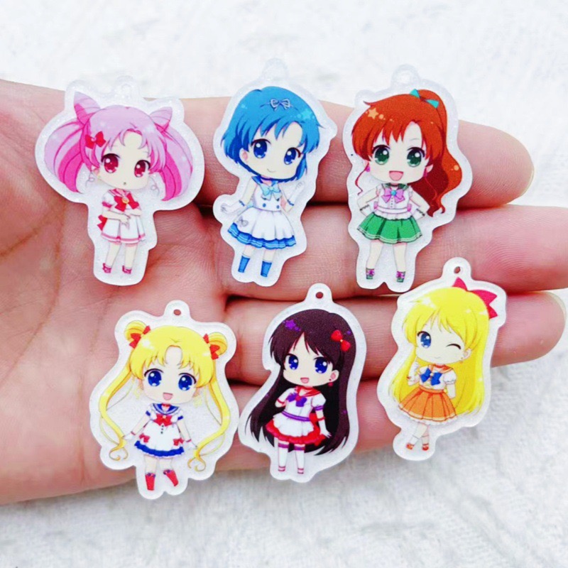 Party Games Crazy - 10pcs Acrylic Cartoon Accessories Earrings Bracelet