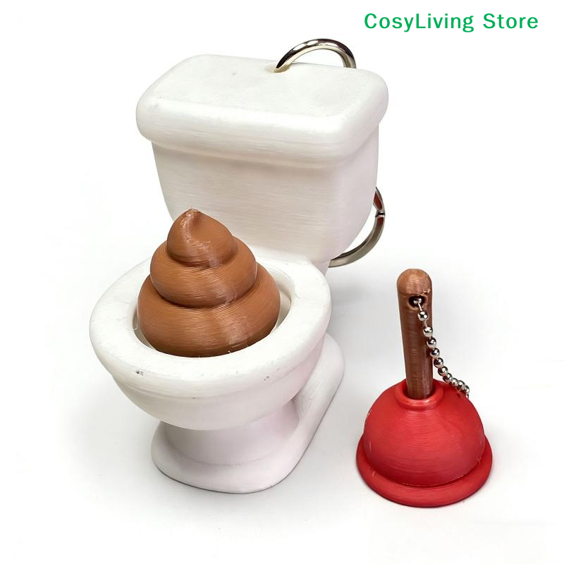 Party Games Gifts - [CL]1/2Pcs Calming Keychain Keys Finger Button