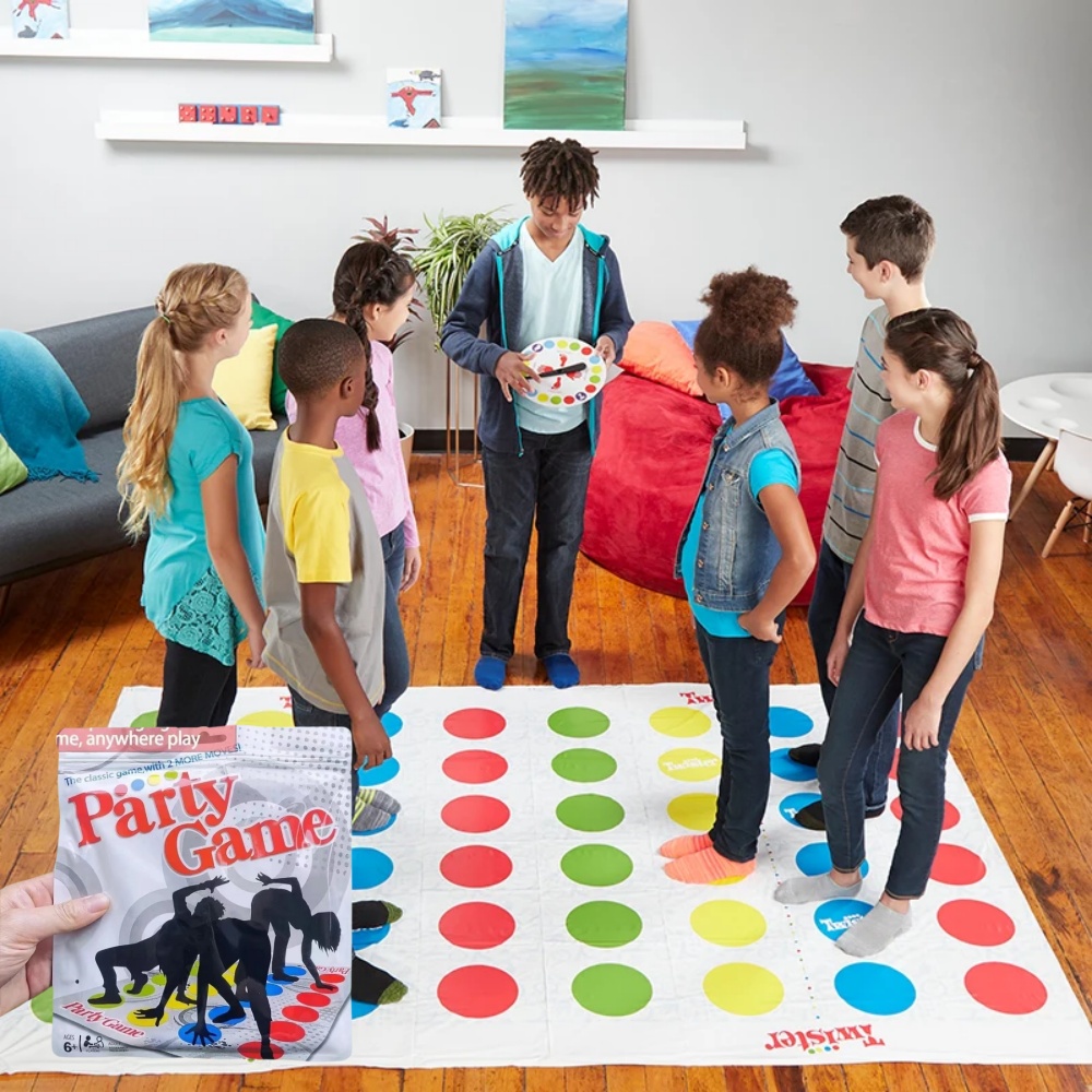 Party Games For 5 Year Olds Indoors - Twister Party Game - Family Indoor