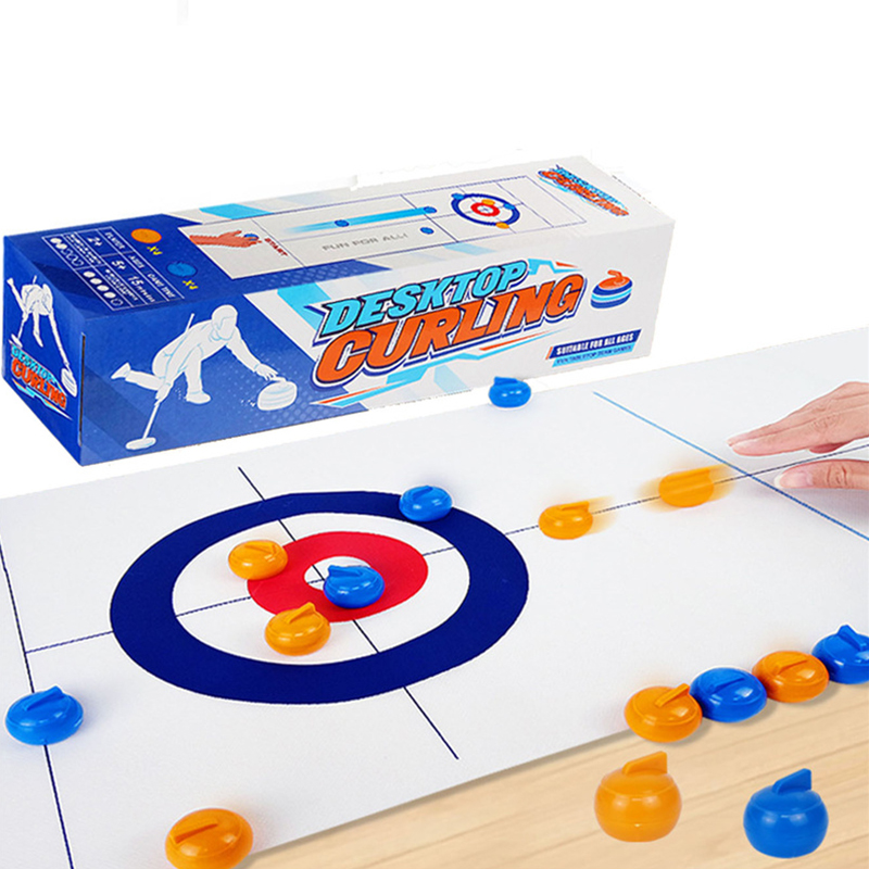Party Games For 5 Year Olds Indoors - 1 Set Foldable Toys Mini Curling