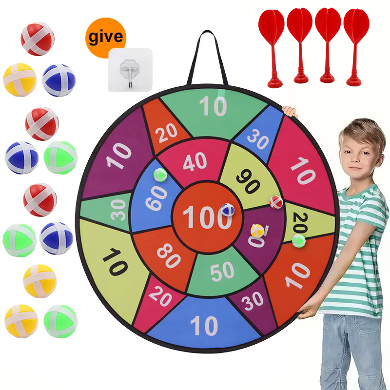 Sticky ball dart board -12 bal - Party Games For 5 Year Olds Indoors 评论和价格