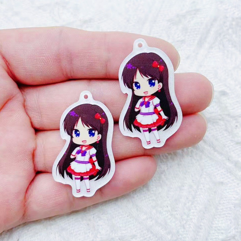 10pcs Acrylic Cartoon Accessor - Party Games Crazy 评论和价格