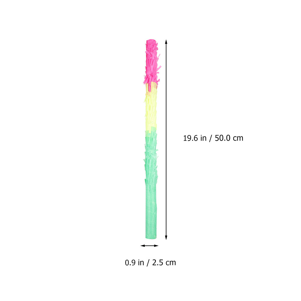 1 Set Pinata Stick Colorful Pa - Party Games Children 评论和价格