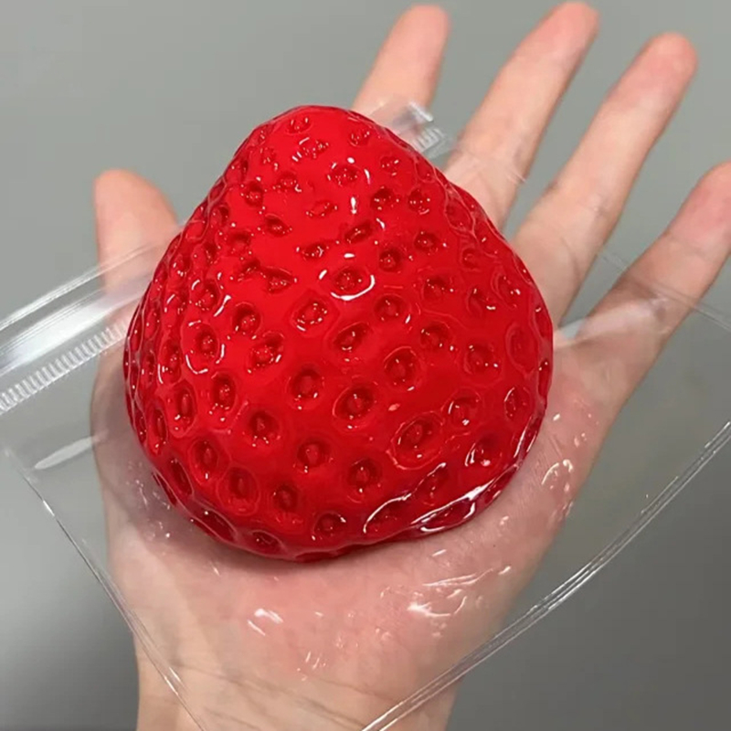 3Pcs Jumbo Strawberry Taba Squ - Party Games Children 评论和价格