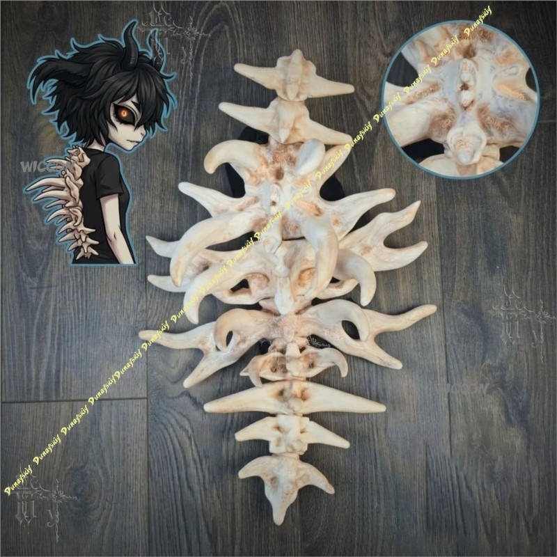 Bone Demon Back Spine Prop Art - Party Games Stream 评论和价格