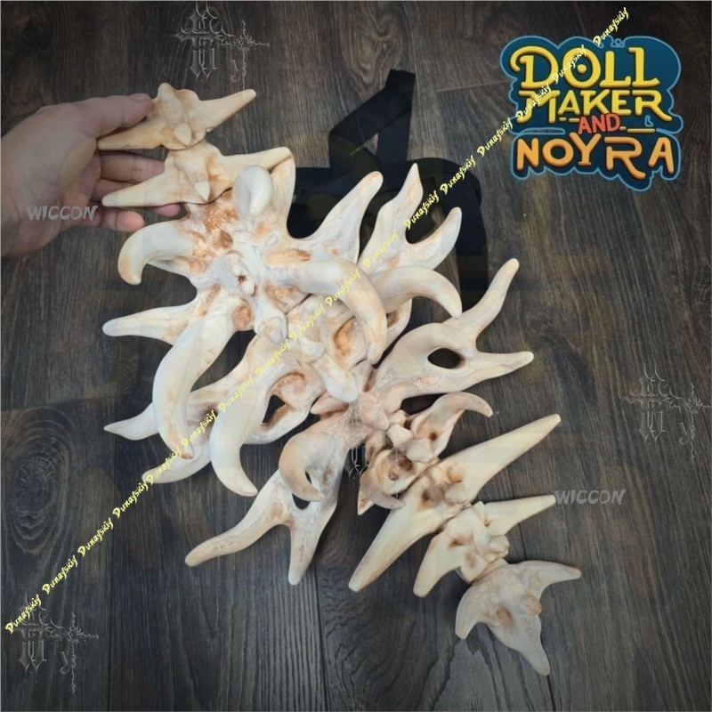 Bone Demon Back Spine Prop Art - Party Games Stream 评论和价格