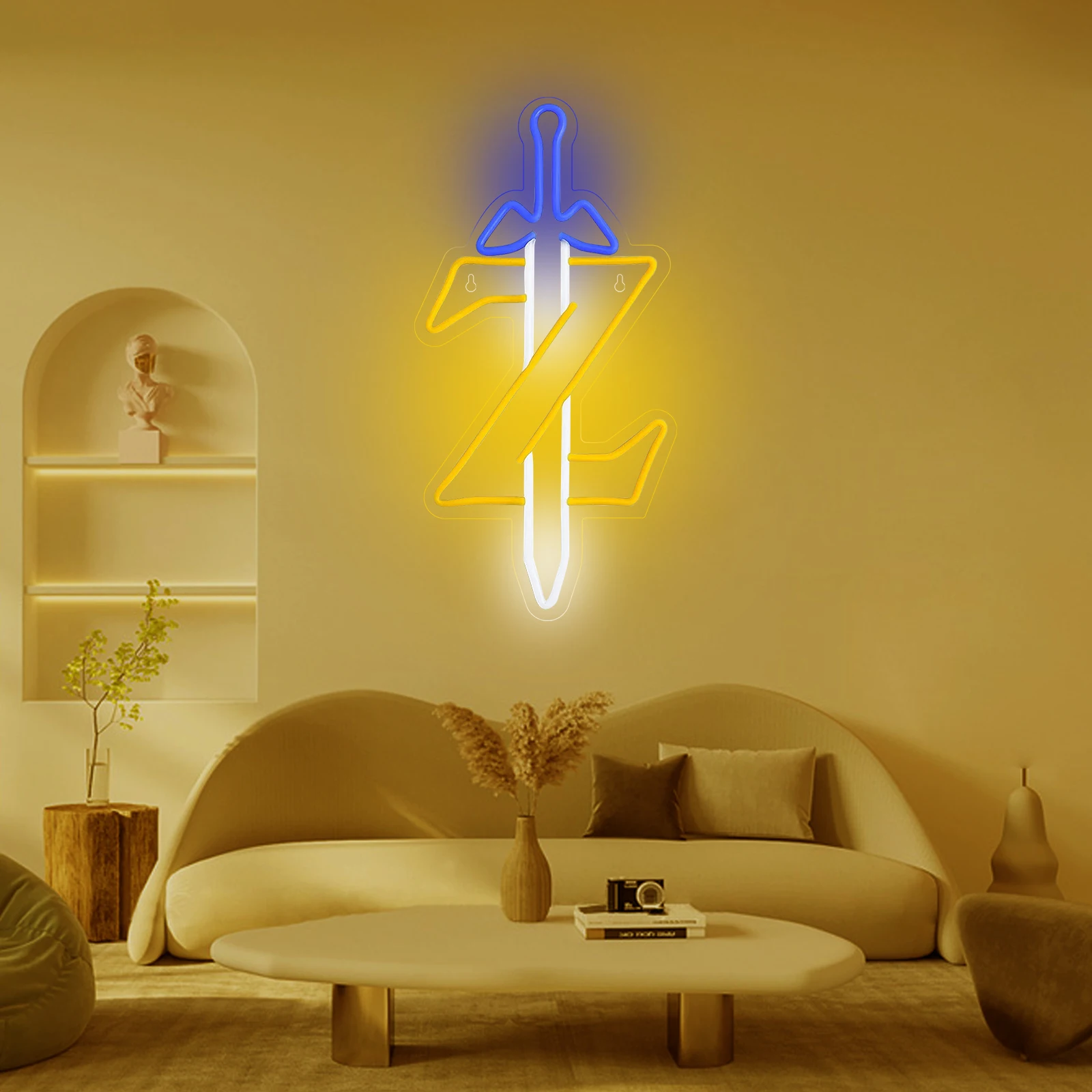 Sword Z LED Neon Sign Zelda Ga - Zelda Party Games 评论和价格