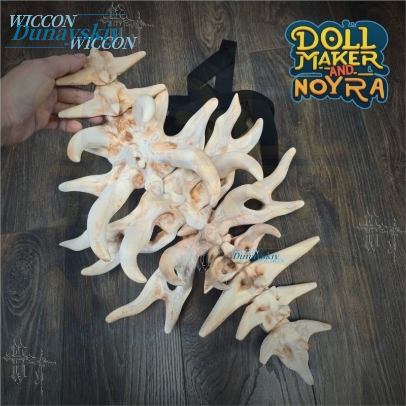 Bone Demon Back Spine Prop Art - Party Games Stream 评论和价格