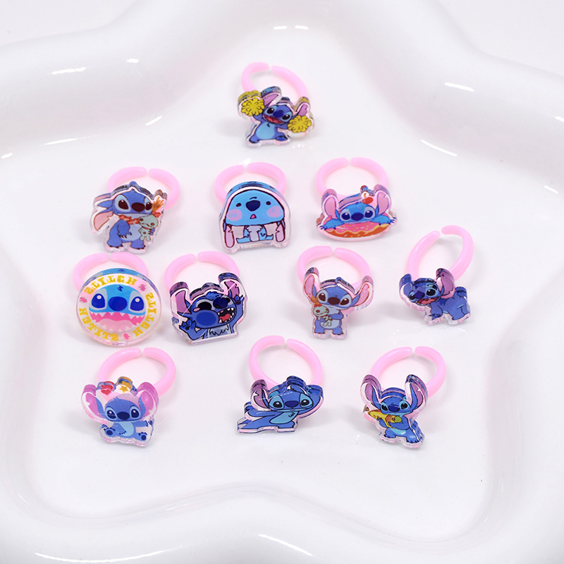Stitch Acrylic Ring 10/20pcs K - Party Games Children 评论和价格