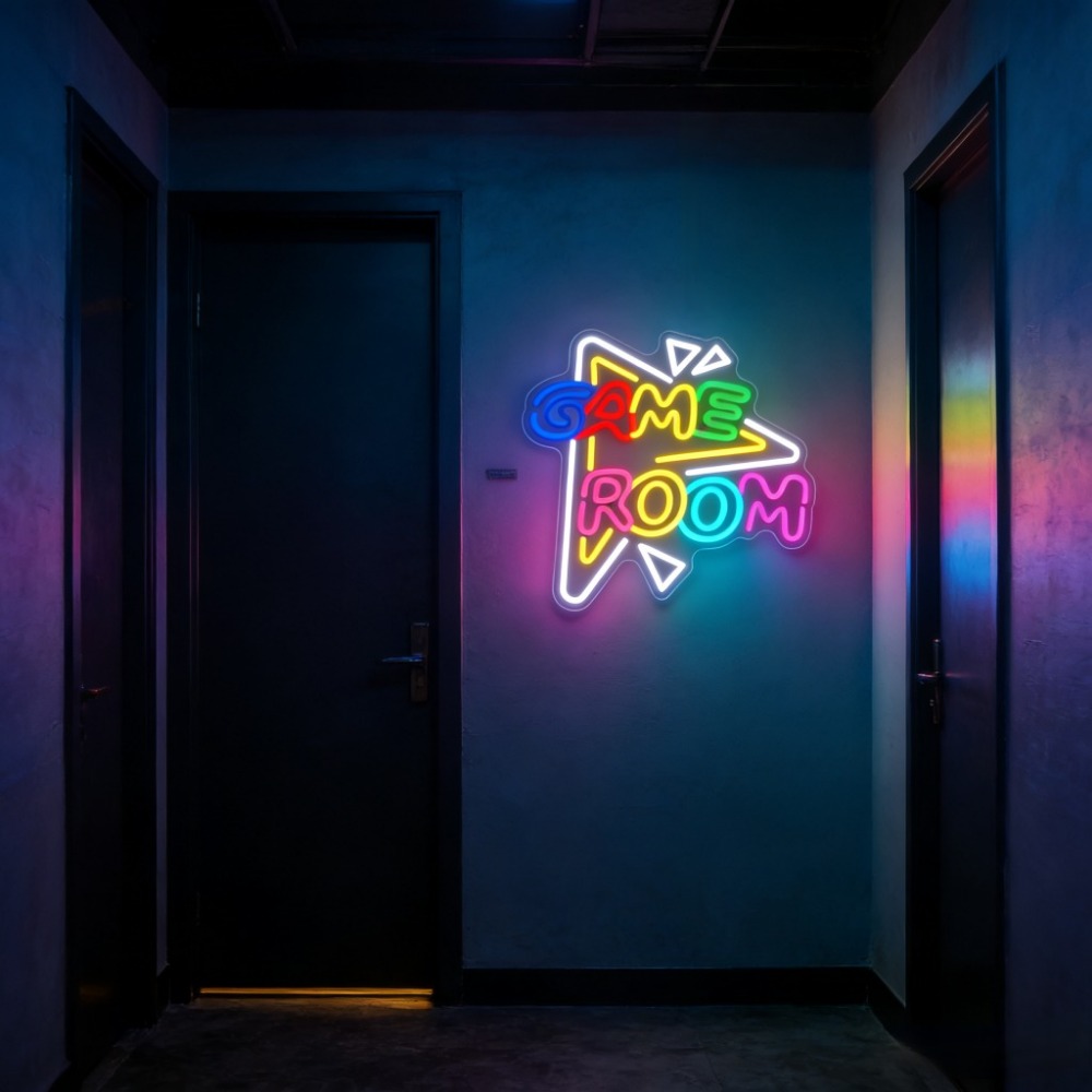 GAME ROOM LED Neon Sign Dimmab - Party Games Stream 评论和价格