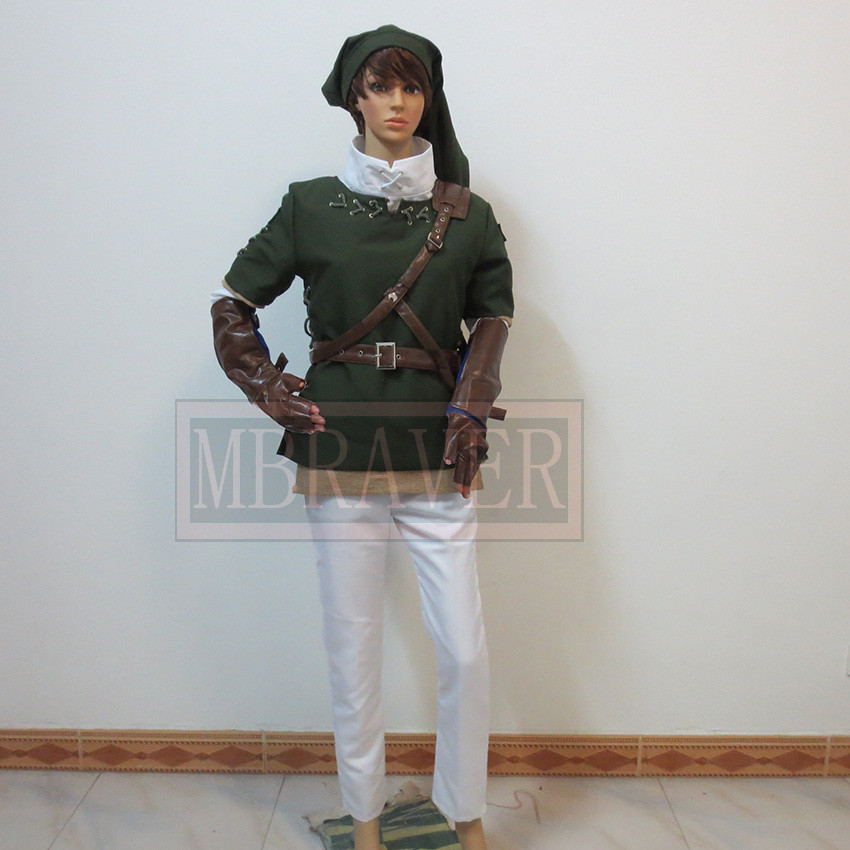 Zelda Link Cosplay Costume Hal - Zelda Party Games 评论和价格