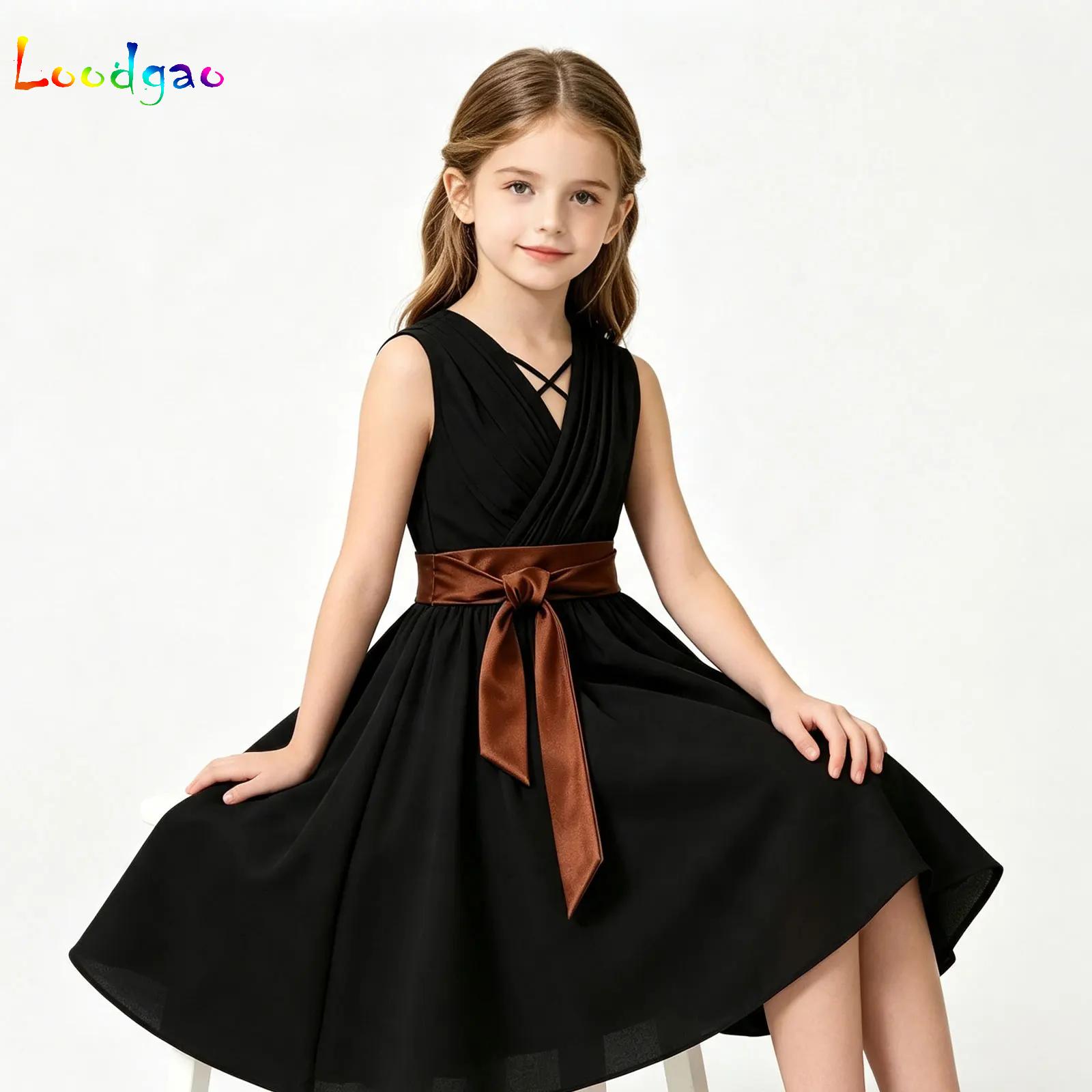 Children Girls V Neck Sleevele - Party Games Children 评论和价格